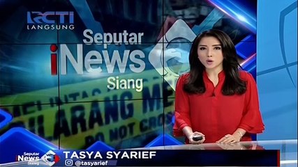 Truk Kontainer Terguling di Pintu Keluar Jalan Tol Cijago