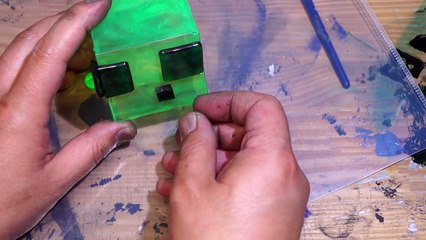 【リアルマインクラフト】スライムを作ってみたが...【real life minecraft block】-GE9i1VdU3U4