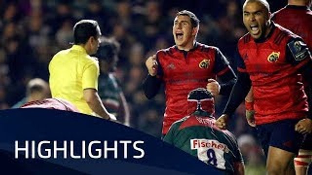 Leicester Tigers v Munster Rugby (P4) - Highlights – 17.12.2017
