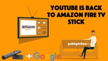 Youtube is Back On Amazon Fire Tv Stick | Amazon Google War - Ends