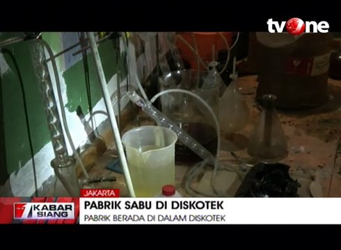 BNN Gerebek Pabrik Sabu dan Ekstasi di Diskotek