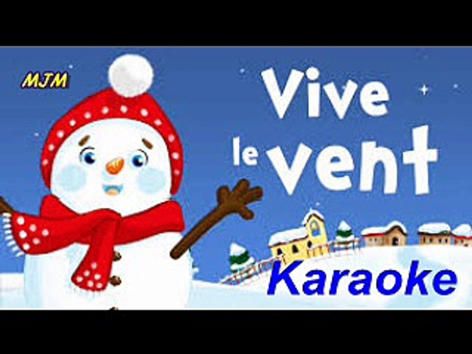 Vive le vent  2 --- Karaoke --- Chants de Noel