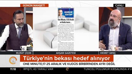 "One Minute, 17/25 Aralık ve Kudüs kararı…"