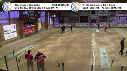 Second tour, second tir de précision, Club Elite Masculin, J7, CRO Lyon contre Balaruc-les-Bains, décembre 2017