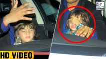 ShahRukh's Son AbRam Gets IRRITATED By Media