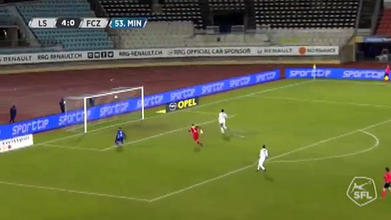 Lausanne 5:0 Zurich ( Swiss Super League 17 December)