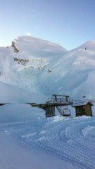 Avalanche à La Clusaz qui emporte tout