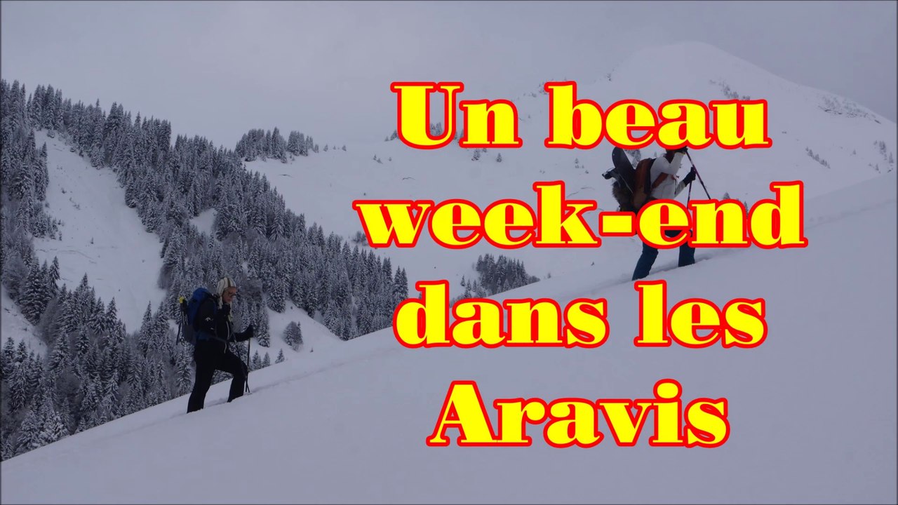 Un beau week-end dans les Aravis