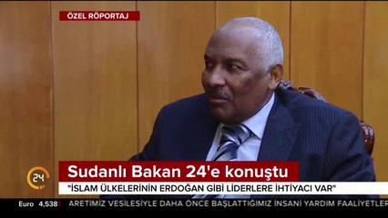 Sudanlı Bakan İdris Süleyman: İslam ülkelerinin hamisi Türkiye