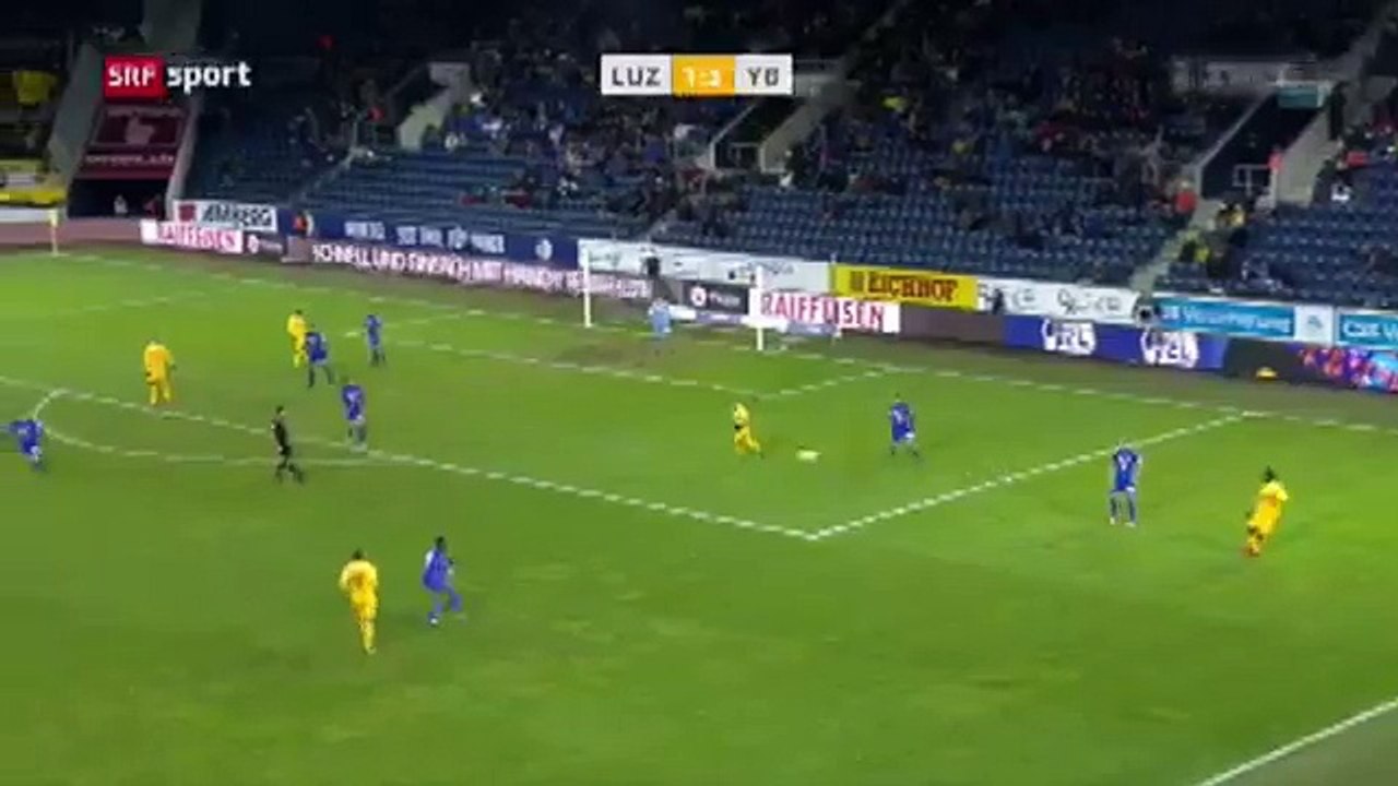 Luzern 1:4 Young Boys ( Swiss Super League 17 December)