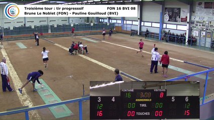 Troisième tour, tir progressif, Club Elite Féminin, J2 play-off, Fontaine contre Bièvre Isère, décembre 2017