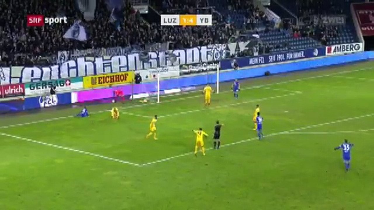 Luzern 2:4 Young Boys ( Swiss Super League 17 December)