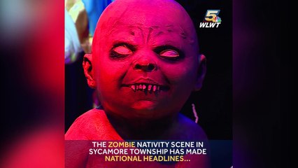 La crèche de Noël zombie de Sycamore