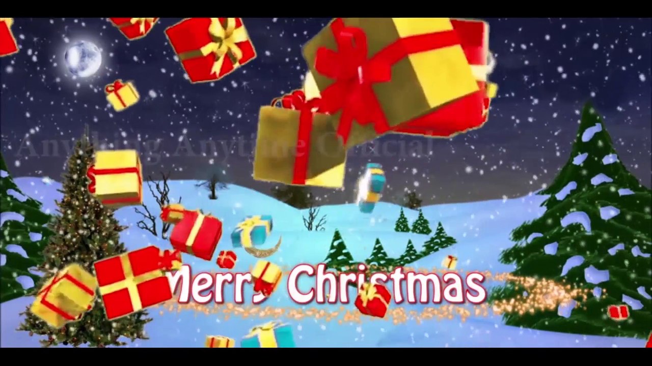 Merry Christmas Greetings 3D Animation