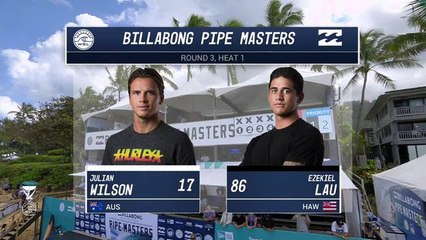 Adrénaline - Surf : 2017 Billabong Pipe Masters- Round Three, Heat 1