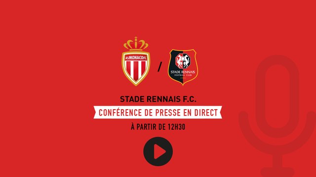 J19. Monaco / Stade Rennais F.C. : Conférence de presse de Sabri Lamouchi