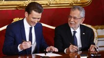 Kurz ist Kanzler der neuen türkis-blauen Regierung in Österreich