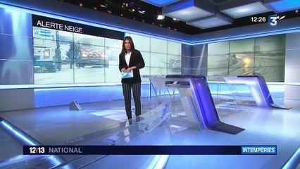 Météo : alerte neige dans la vallée du Rhône