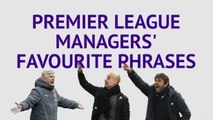 Premier League managers' favourite phrases: Guardiola, Conte and Wenger