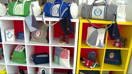 Refugee-made upcycled bag business thrives in Greece