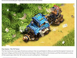 Clash of Clans - Dec update - Clan games - Patch notes