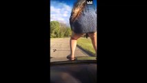 Quand un Twerk ridicule termine mal... pour la voiture !