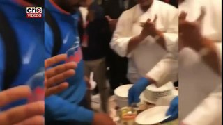 Rohit Sharma celebrating his 3rd 200 | Wedding Anniversary with Team India in Dressing Room