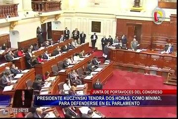 Todo va quedando listo para presentación de presidente Kuczynski en el Congreso