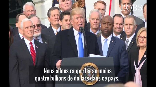 Trump sur la réforme fiscale : Nous rendons à l'Amérique sa grandeur