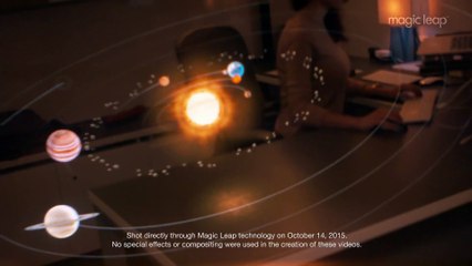 La vidéo de présentation du projet de lunettes mixtes Magic Leap