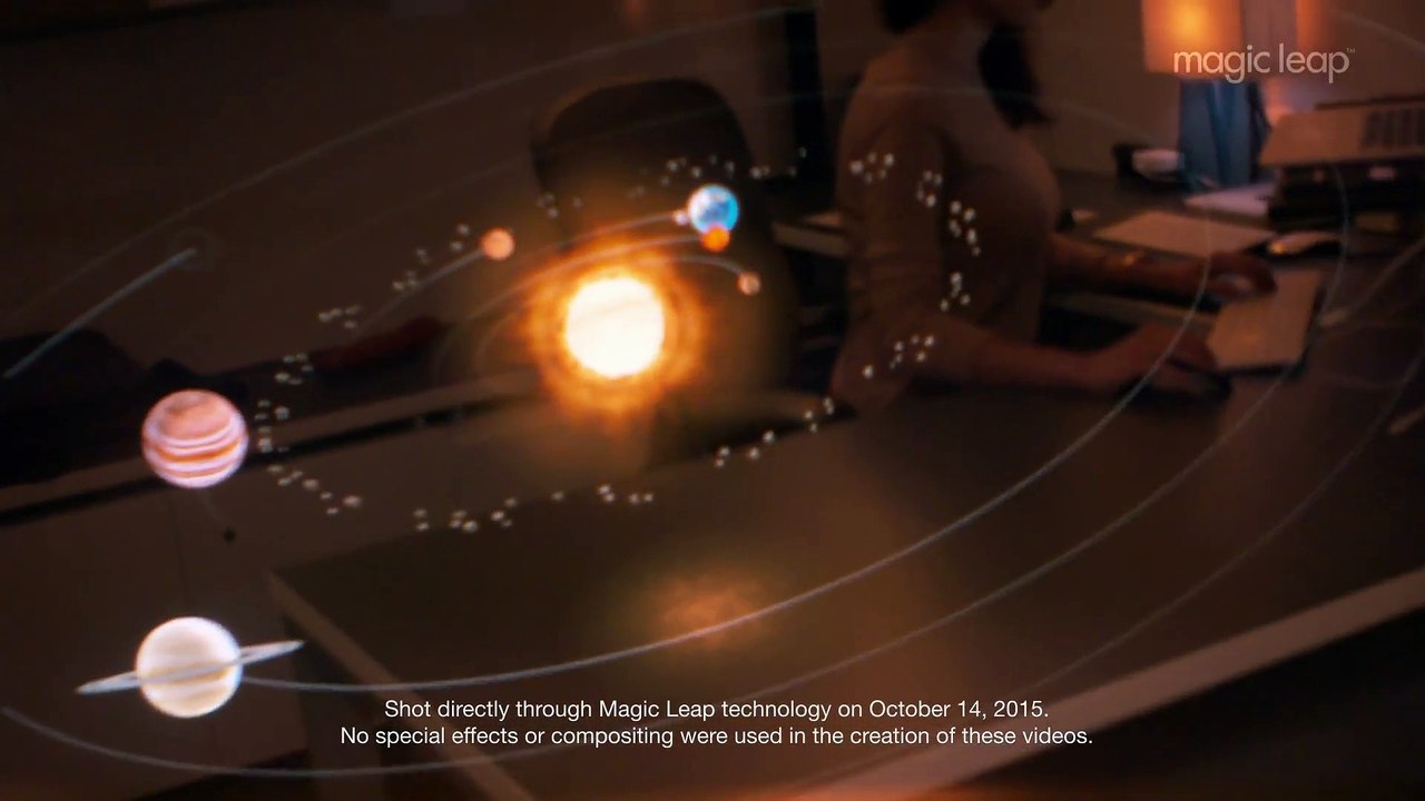 La vidéo de présentation du projet de lunettes mixtes Magic Leap