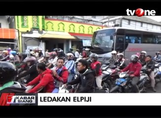 Tabung Gas Meledak, Puluhan Warung Terbakar Habis