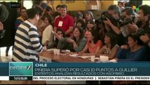 Cientos de chilenos celebran la victoria de Sebastián Piñera