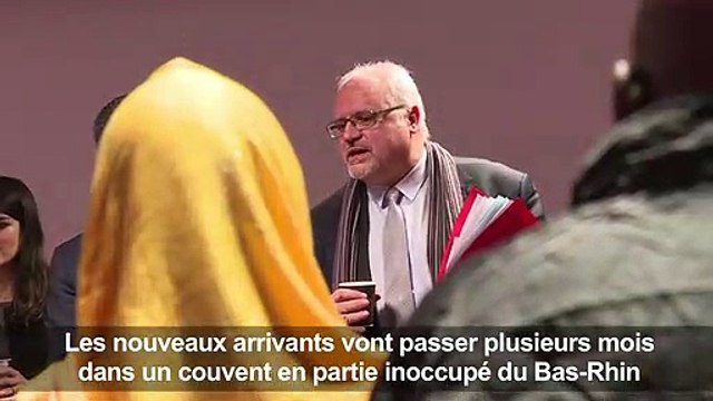 Arrivée des premiers réfugiés sélectionnés par la France