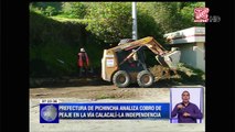 Prefectura de Pichincha analiza cobro de peaje en la vía Calacalí-La Independencia