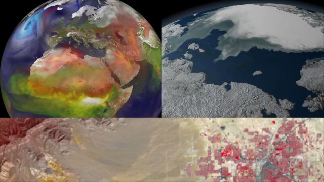 NASA sees holiday lights from space