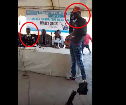 Sanex en larmes et fait pleurer Wally Seck au village des enfants