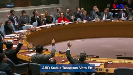 ABD Kudüs Tasarısını Veto Etti