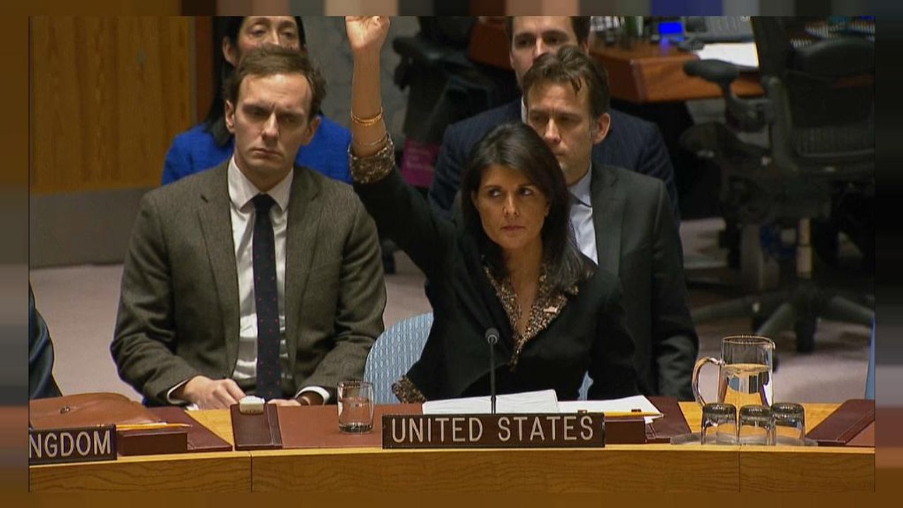 Jerusalem-Resolution im Sicherheitsrat: Veto für die USA