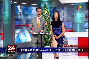 Fiscalía reprogramó citación a presidente Kuczynski para el 28 de diciembre