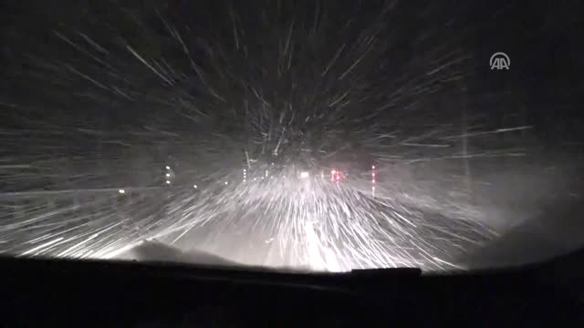 Trakya'nın Yüksek Kesimlerinde Kar Yağışı Başladı