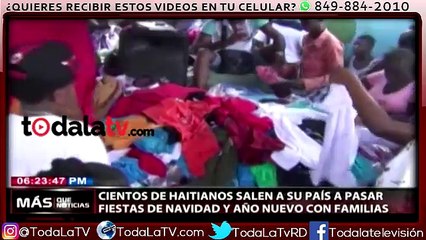 Cientos de haitianos salen a su país a pasar fiestas navideñas-Más Que Noticias-Video