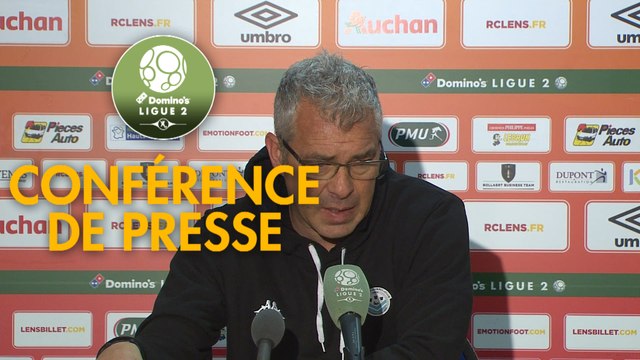 Conférence de presse RC Lens - Tours FC (2-0) : Eric SIKORA (RCL) - Jorge COSTA (TOURS) - 2017/2018