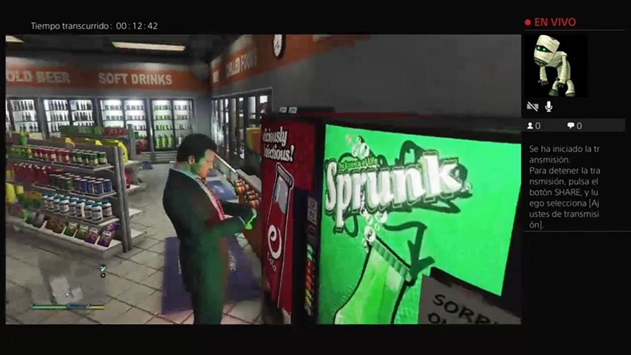 Jugando a GTA V en directo (2)
