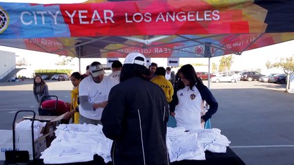 AEG and City Year Team Up to Improve Nevin Avenue Elementary in South Los Angeles