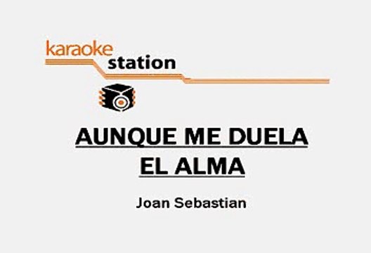 Vicente Fernandez - Aunque me duela el alma (Karaoke)