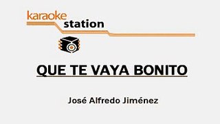 Vicente Fernandez - Que te vaya bonito (Karaoke)