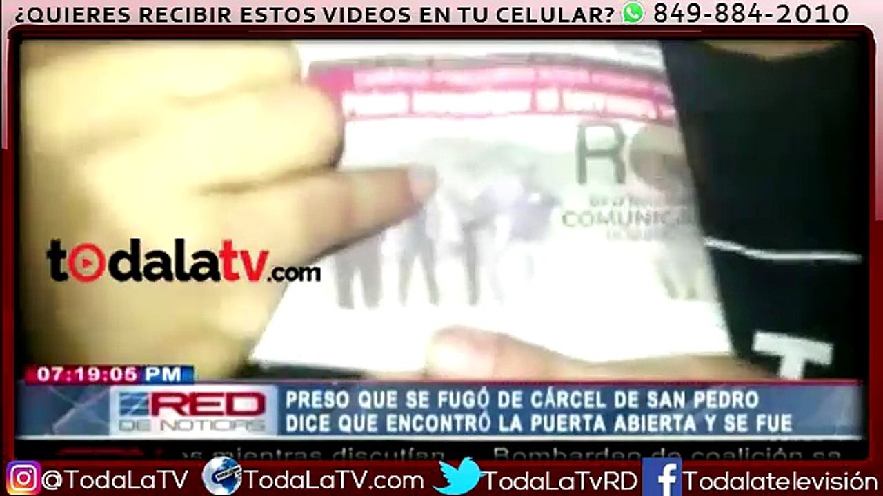 Preso se fuga de la cárcel porque encontró la puerta abierta-Red De Noticias-Video