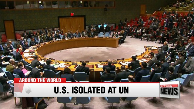 US vetoes UN call for withdrawal of Trump's Jerusalem decision