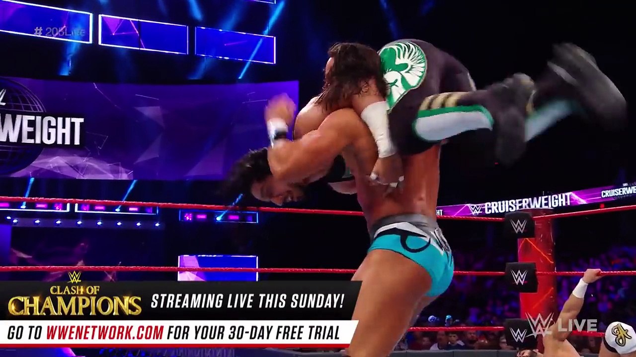 Alexander vs. Ali vs. Nese vs. Daivari - "Second Chance" Fatal 4-Way Match: Raw, Dec. 11, 2017